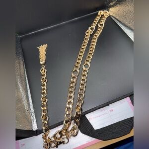 Elegant Gold plated Chain Belt for women.  NWOT